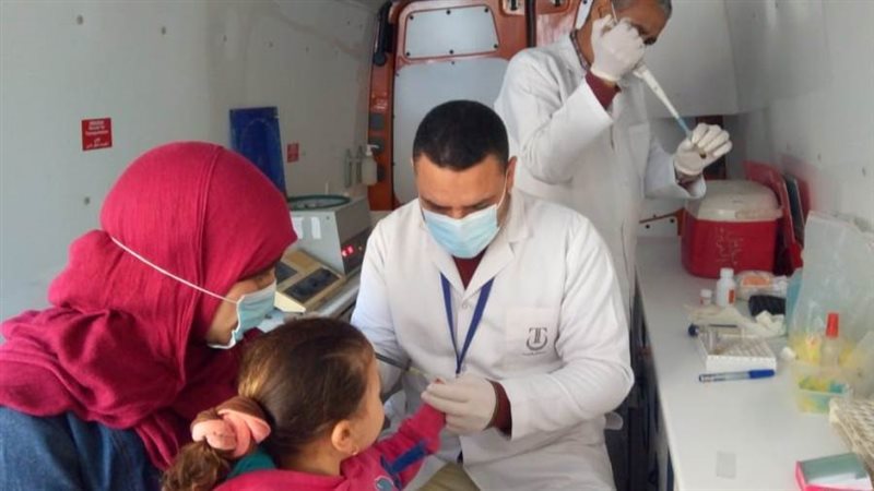 الكشف على ١٧٦٥ مواطنا