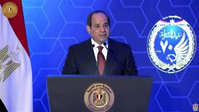 الرئيس السيسي: لولا تضحيات الشرطة لما سارت مصر في طريق التنمية 