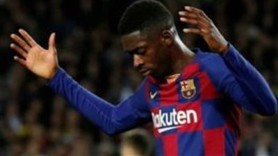 ديمبلي يغيب للمرة الثانية على التوالي عن تشكيل البرسا 