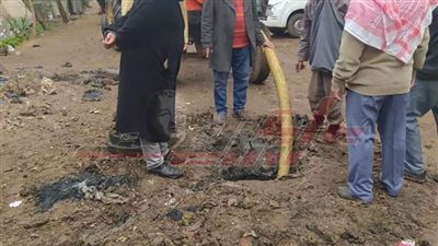 رئيس مدينة قلين يتابع شبكات الصرف الصحي 