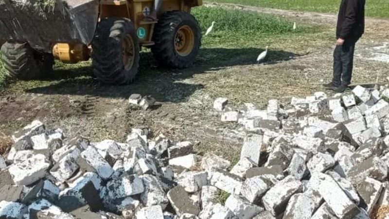 إزالة 6 حالات تعد