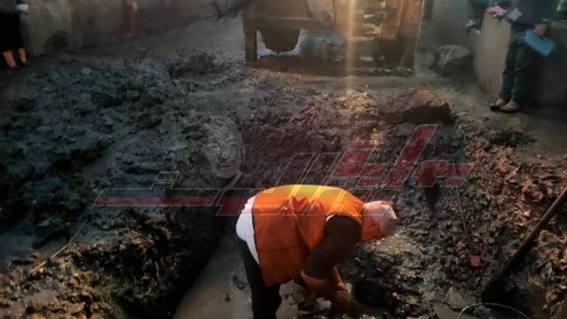 صيانة خطوط المياه