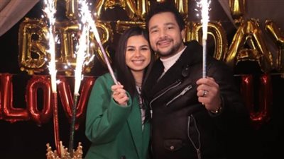 منة عرفة تحتفل بميلاد زوجها: حبي ومصدر سعادتي