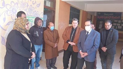 محافظ شمال سيناء يتفقد لجان امتحانات الإعدادية والصف الأول الثانوي