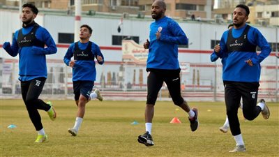تدريبات بدنية للاعبي الزمالك استعدادًا لمواجهة سيراميكا كليوباترا 
