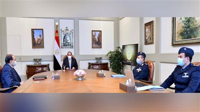 الرئيس السيسي يتابع تطورات الموقف التنفيذي للمشروع القومي للإنتاج الزراعي 