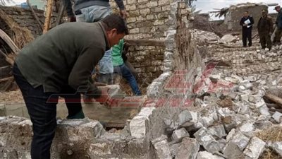 إزالة البناء المخالف بمدينة مطوبس في كفر الشيخ