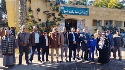 وكيل وزارة الزراعة بالبحيرة يتفقد الإدارة الزراعية بكفر الدوار 