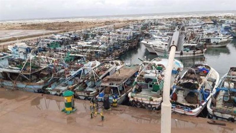 حركة الصيد بميناء