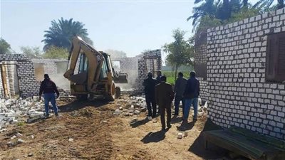 إزالة 43 حالة تعد على أملاك الدولة في دمياط