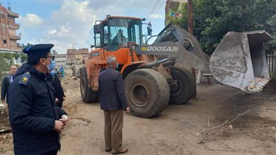 إزالة 51 حالة تعدٍ على أملاك الدولة بحملة مكبرة بطوخ