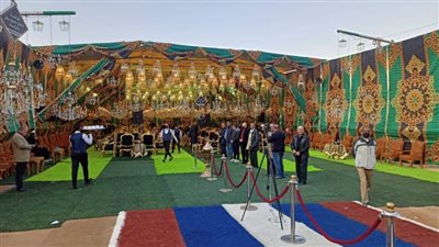 بالصور.. سرادق عزاء الراحل الكبير ياسر رزق وبدء توافد المعزين بالإسماعيلية