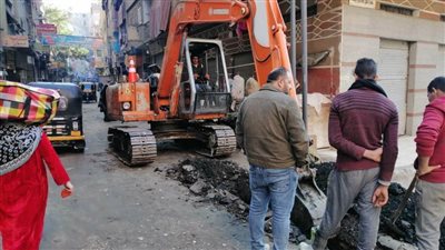  رفع كفاءة وتطوير 6 شوارع بحي غرب شبرا الخيمة