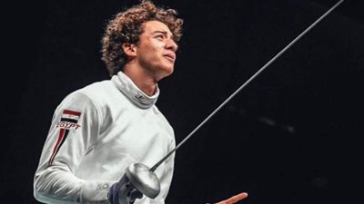 محمد السيد يتأهل مباشرة لدور ال 64 بجراند بري سلاح سيف المبارزة رجال بالدوحة