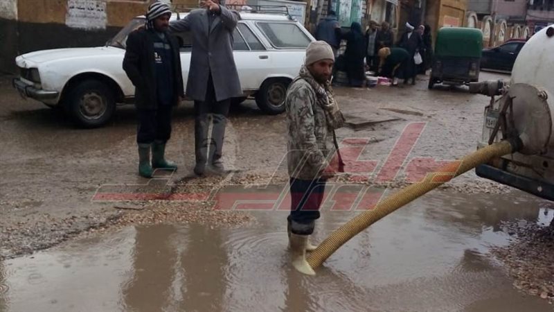 رفع مياه الأمطار