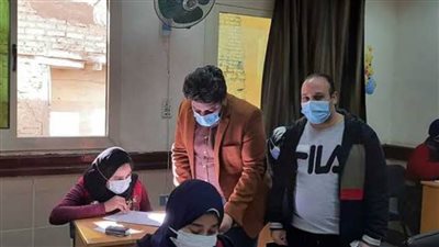 محافظ بني سويف يتابع امتحانات دبلوم المعهد الفني للتمريض