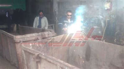 إعادة صيانة المعدات المتهالكة لاستخدامها في منظومة النظافة بكفر الشيخ