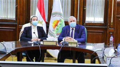 وزيرا البيئة والزراعة يعقدان اجتماعاً موسعاً لمناقشة الاستعدادات لمؤتمر المناخ