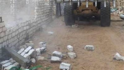 إزالة 78 حالة تعدٍ بالبناء المخالف بنطاق محافظة الشرقية 