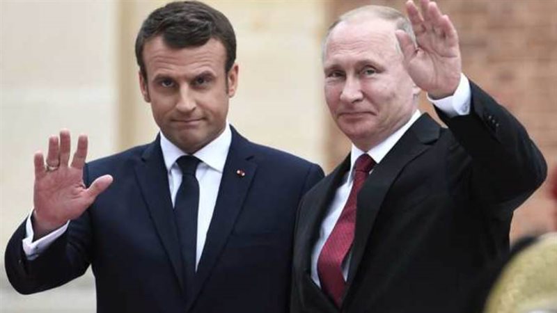بوتين وماكرون