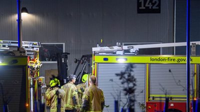 لندن.. حريق في برج هامليتس