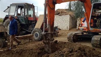 بيارات للتعامل مع مشكلة ارتفاع منسوب المياه الجوفية بقرى الفشن