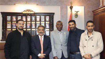 أبو فريخة يستقبل وفد الاتحاد الليبي لكرة السلة لبحث سبل التعاون