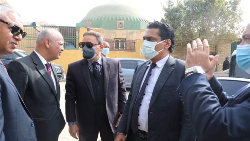 قيادات صحفية في جنازة