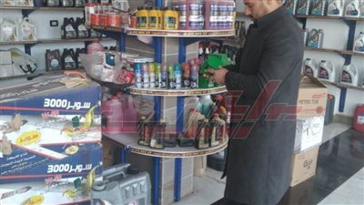 ضبط مواد غذائية مجهولة المصدر بكفر الشيخ