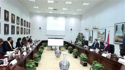 العناني يجتمع مع لجنة الاستعداد لمؤتمر المناخ