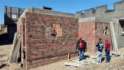 حملات مكبرة لإزالة البناء المخالف بكفر الشيخ