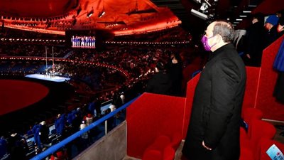 الرئيس السيسي يشارك في حفل افتتاح دورة الألعاب الأولمبية الشتوية فى العاصمة الصينية بكين