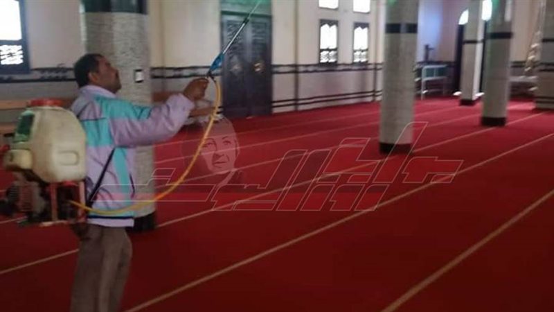 أعمال الرش والتطهير