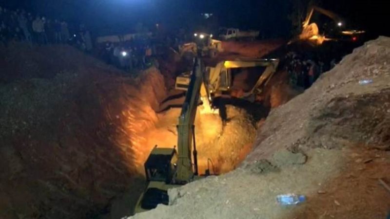 عملية الحفر لإخراج