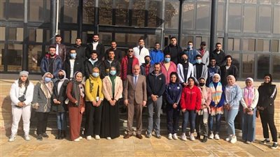 وفد طلابي من جامعة القناة يسافر لتشجيع منتخب مصر في مواجهة السنغال