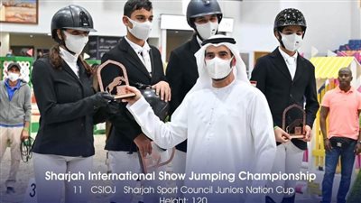 ناشئو مصر للفروسية يفوزون ببرونزية بطولة الأمم في الإمارات