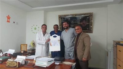 تكريم فريق قسطرة القلب بمستشفى العريش العام