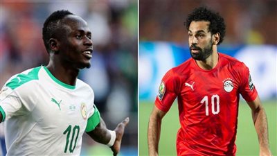 محمد صلاح يكتسح ماني في استفتاء مباراة نهائي الكان بين مصر والسنغال