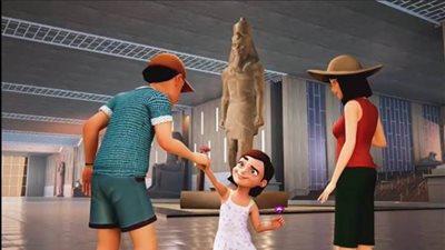 فيلم كرتون لتوعية الأطفال بأهمية الآثار والسياحة