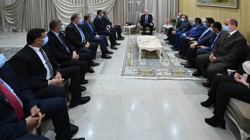 سعيد خلال اللقاء