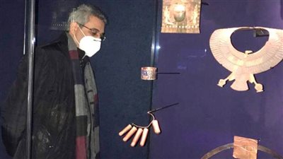 رئيس قطاع المتاحف يتفقد معرض رمسيس وكنوز الفراعنة بهيوستن