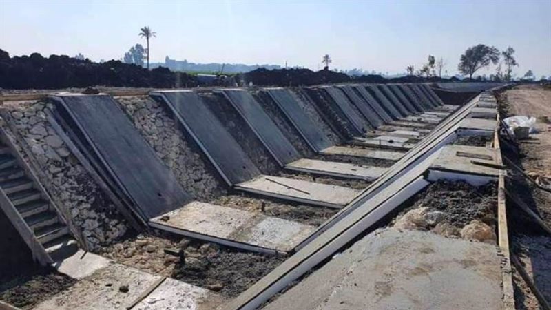 أعمال تأهيل ترعة