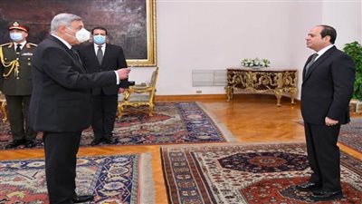 الرئيس السيسي يشهد أداء حلف اليمين للمستشار بولس فهمي رئيسًا للمحكمة الدستورية العليا