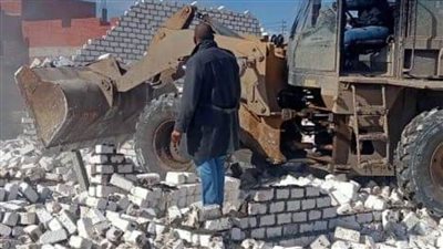 إزالة 104 حالات تعدٍ على الأراضى الزراعية والمجارى المائية بالبحيرة 