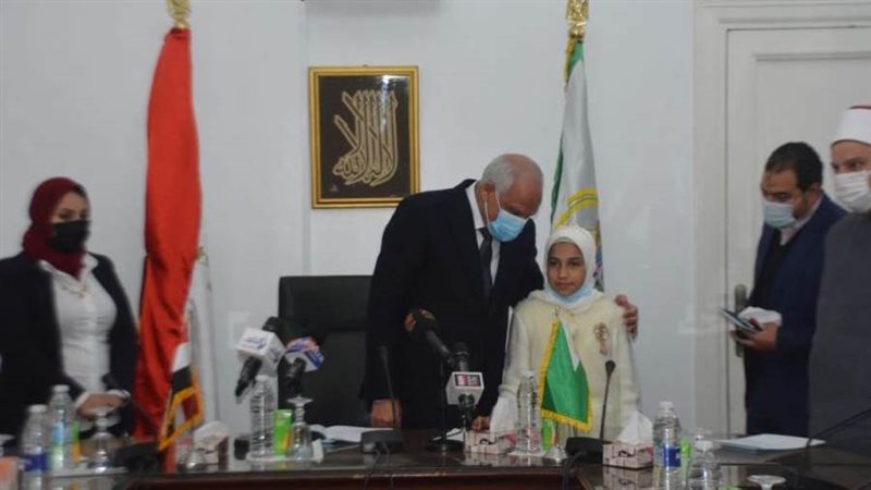 تكريم الطفلة شيرين