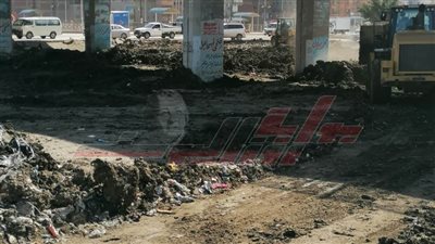 إقامة لاند سكيب وتجميل منطقة أسفل كوبري الدولي بكفر الشيخ