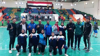 ذهبيتان وبرونزيتان لجامعة سوهاج في مهرجان ألعاب الجنوب بالوادي الجديد