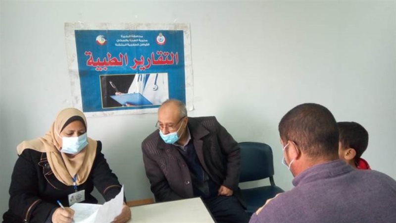 الكشف على ١٨٨٤ مواطنا