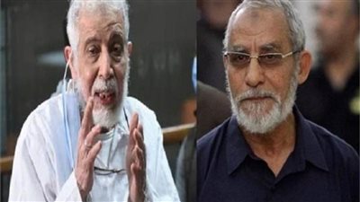 تأجيل محاكمة بديع والبلتاجي ومحمود عزت وآخرين بأحداث المنصة لأول مارس