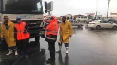 صرف صحي الإسكندرية يستعد لاحتمالات الأمطار غدًا 